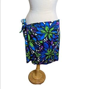 ❤️Bright floral Swimsuit wrap
